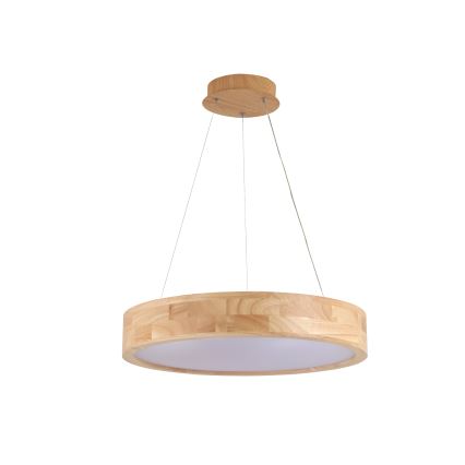 Brilagi - FALCON WOOD LED-hanglamp aan kabel LED/30W/230V 3000/4000/6000K Ø45 cm hout