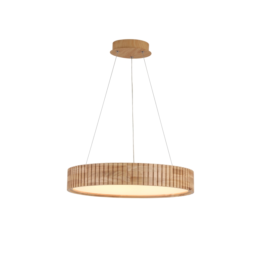 Brilagi - LED-hanglamp aan kabel FALCON WOOD MODERN LED/30W/230V 3000/4000/6000K Ø 45 cm hout