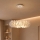 Brilagi - LED-hanglamp aan kabel FEATHER 3xE27/40W/230V + 3xLED/3W Ø 50 cm wit