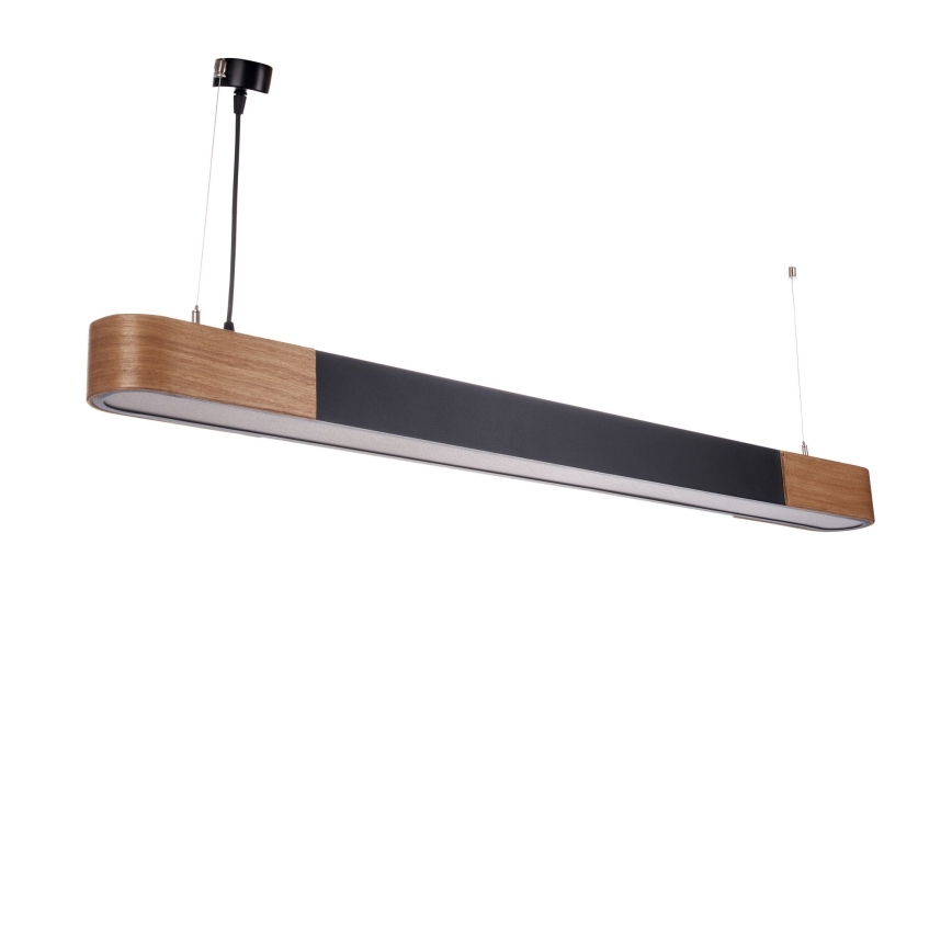 BRILAGI - LED hanglamp aan kabel GARDALINE LED/100W/230V 120 cm eiken/zwart
