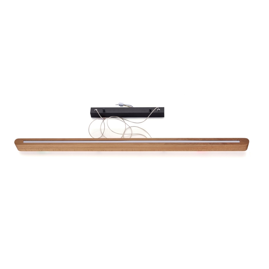 BRILAGI - LED Hanglamp aan kabel GARDALINE LED/90W/230V 120 cm eik