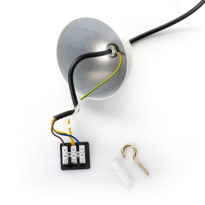 Brilagi - LED-hanglamp aan kabel METALO 1xE27/40W/230V Ø 40 cm wit/koper
