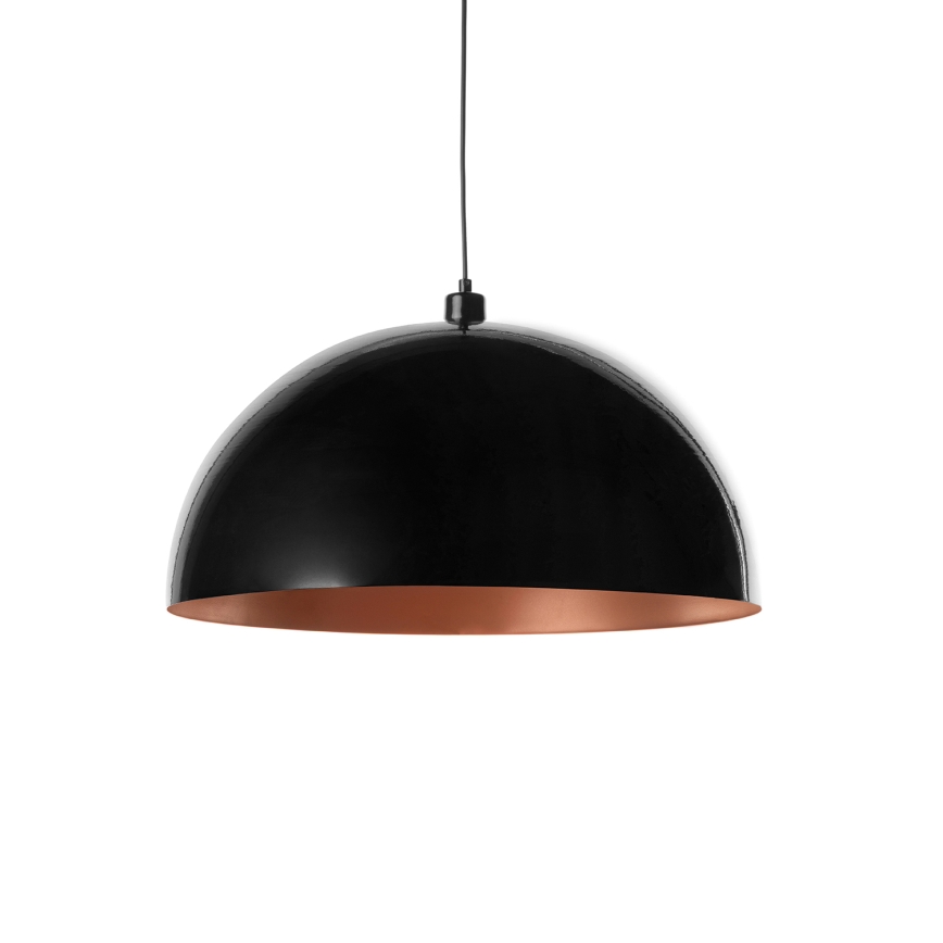 Brilagi - LED-hanglamp aan kabel METALO 1xE27/40W/230V Ø 40 cm zwart/koper