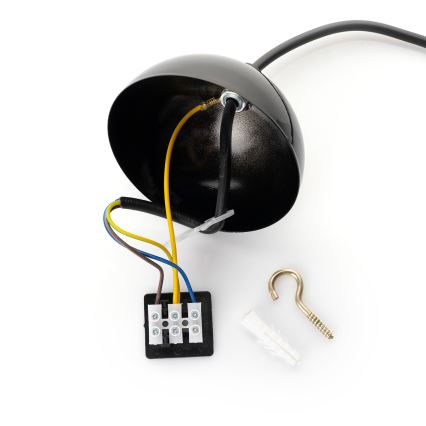 Brilagi - LED-hanglamp aan kabel METALO 1xE27/40W/230V Ø 40 cm zwart/koper