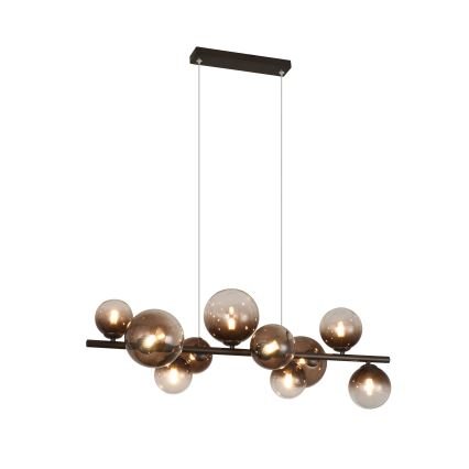Brilagi - LED-hanglamp aan kabel MILLA 10xG9/3W/230V bruin/rookbruin