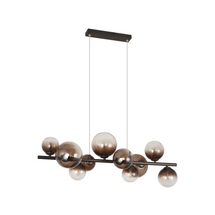 Brilagi - LED-hanglamp aan kabel MILLA 10xG9/3W/230V bruin/rookbruin