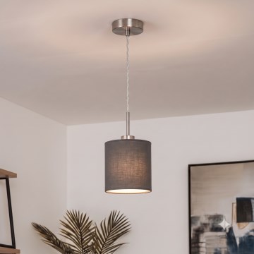 Brilagi - LED-hanglamp aan kabel NUBILA 1xE27/60W/230V diameter 14 cm antraciet