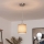 Brilagi - LED hanglamp aan kabel NUBILA 1xE27/60W/230V Ø 14 cm bruin
