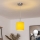 Brilagi - LED-hanglamp aan kabel NUBILA 1xE27/60W/230V Ø 14 cm geel