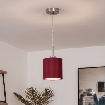 Brilagi - LED-hanglamp aan kabel NUBILA 1xE27/60W/230V Ø 14 cm pompeïsch rood