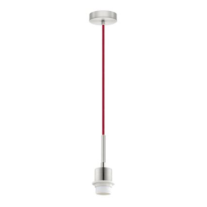 Brilagi - LED-hanglamp aan kabel NUBILA 1xE27/60W/230V Ø 14 cm rood/crème
