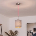 Brilagi - LED-hanglamp aan kabel NUBILA 1xE27/60W/230V Ø 14 cm rood/grijs