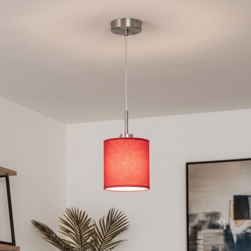 Brilagi - LED-hanglamp aan kabel NUBILA 1xE27/60W/230V Ø 14 cm rood