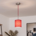 Brilagi - LED-hanglamp aan kabel NUBILA 1xE27/60W/230V Ø 14 cm rood