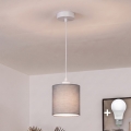 BRILAGI - LED-hanglamp aan kabel NUBILA 1xE27/60W/230V Ø 14 cm wit/lichtgrijs