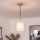 Brilagi - LED-hanglamp aan kabel NUBILA 1xE27/60W/230V Ø 14 cm zwart/crème