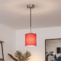 Brilagi - LED-hanglamp aan kabel NUBILA 1xE27/60W/230V Ø 14 cm zwart/rood