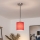 Brilagi - LED-hanglamp aan kabel NUBILA 1xE27/60W/230V Ø 14 cm zwart/rood