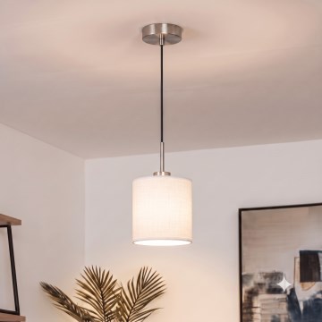 Brilagi - LED-hanglamp aan kabel NUBILA 1xE27/60W/230V Ø 14 cm zwart/wit