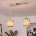 Brilagi - LED-hanglamp aan kabel NUBILA 2xE27/60W/230V bruin