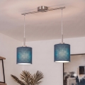 Brilagi - LED-hanglamp aan kabel NUBILA 2xE27/60W/230V donkerblauw