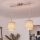 Brilagi - LED-hanglamp aan kabel NUBILA 2xE27/60W/230V lichtbruin