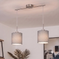 Brilagi - LED-hanglamp aan kabel NUBILA 2xE27/60W/230V lichtgrijs