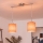 Brilagi - LED-hanglamp aan kabel NUBILA 2xE27/60W/230V oranje