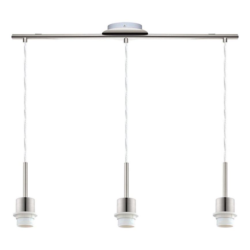 Brilagi - LED hanglamp aan kabel NUBILA 3xE27/60W/230V lichtbruin