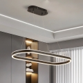 Brilagi - LED-hanglamp aan kabel PONDIE LED/43W/230V 80x30 cm zwart