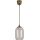 Brilagi - LED-hanglamp aan kabel RETRO GLASS 1xE27/60W/230V pr. 14 cm bruin/rookgrijs