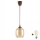 Brilagi - LED-hanglamp aan kabel RETRO GLASS 1xE27/60W/230V Ø14 cm bruin/rookbruin