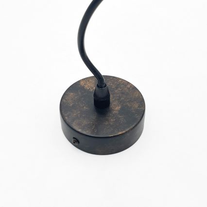 Brilagi - LED-hanglamp aan kabel RIDDY 1xE27/60W/230V koper/patina