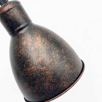 Brilagi - LED-hanglamp aan kabel RIDDY 1xE27/60W/230V koper/patina