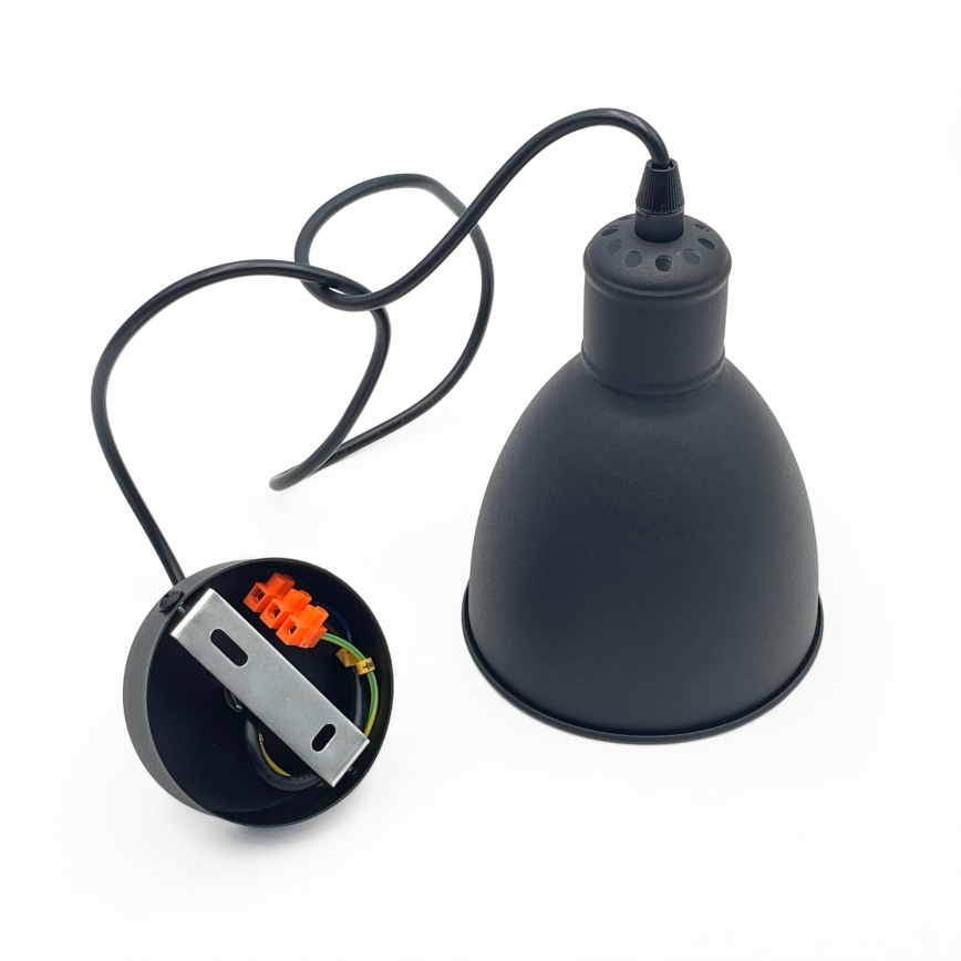 Brilagi - LED-hanglamp aan kabel RIDDY 1xE27/60W/230V zwart