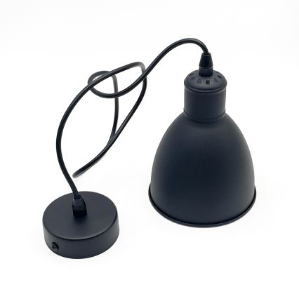 Brilagi - LED-hanglamp aan kabel RIDDY 1xE27/60W/230V zwart