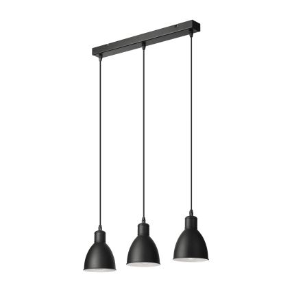 Brilagi - LED hanglamp aan kabel RIDDY 3xE27/60W/230V zwart