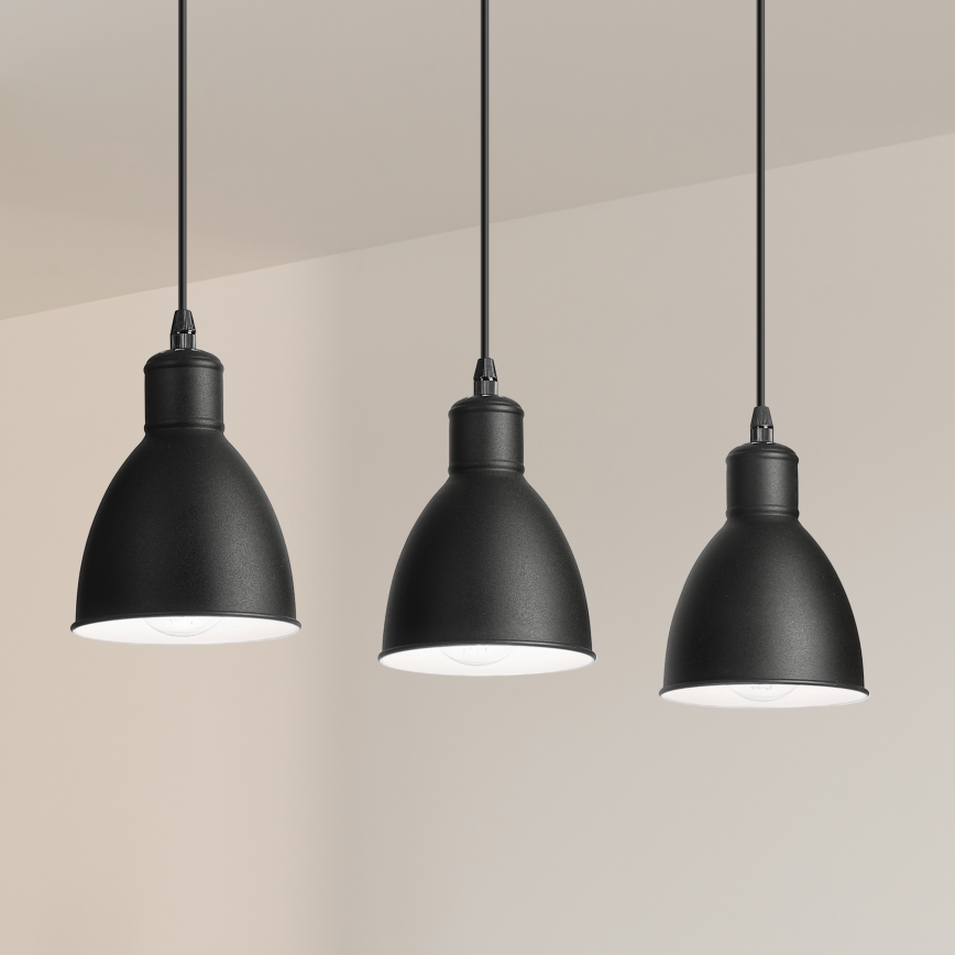 Brilagi - LED hanglamp aan kabel RIDDY 3xE27/60W/230V zwart