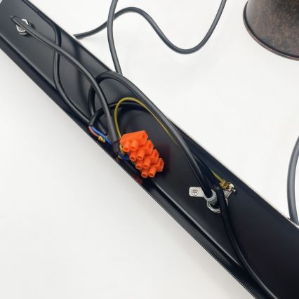 Brilagi - LED-hanglamp aan kabel RIDDY 4xE27/60W/230V koper/patina