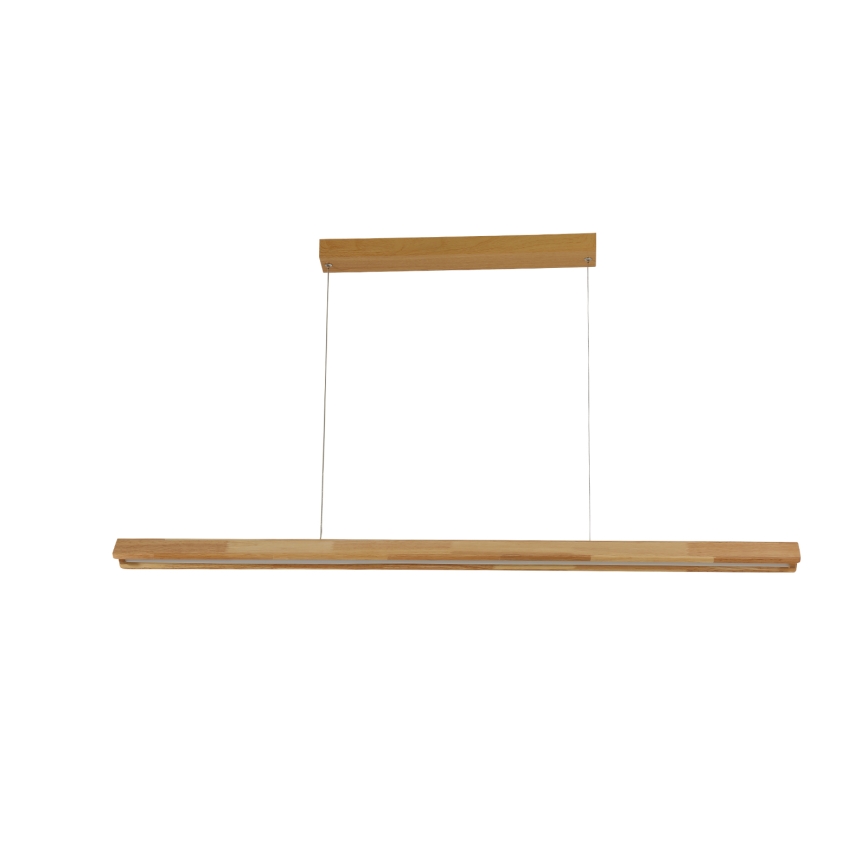 Brilagi - LED-hanglamp aan kabel UMEA WOOD LED/30W/230V 120 cm rubberhout