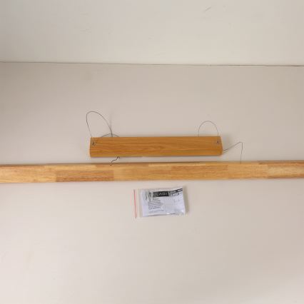 Brilagi - LED-hanglamp aan kabel UMEA WOOD LED/40W/230V 150 cm hout