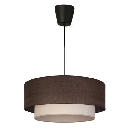 Brilagi - LED-hanglamp aan snoer BOHO ECO 1xE27/10W/230V Ø 40 cm bruin/crème