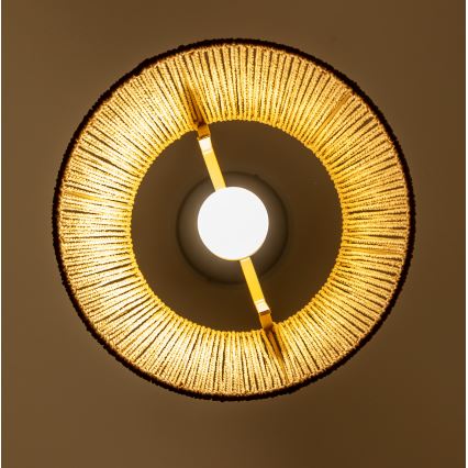 Brilagi - LED-hanglamp aan snoer CERIA BOHO 1xE27/40W/230V Ø 28 cm bruin