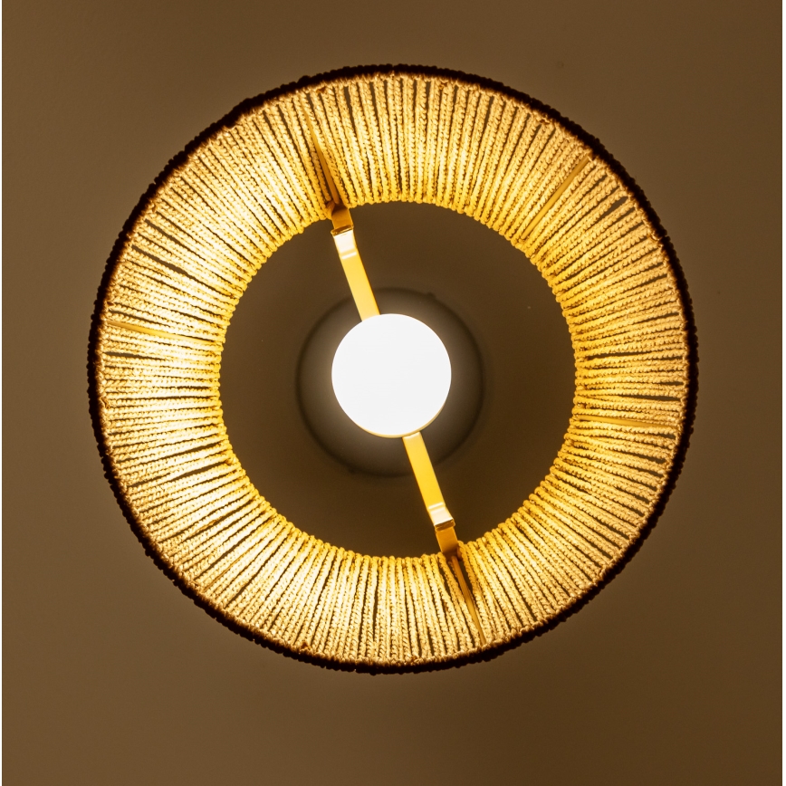 Brilagi - LED-hanglamp aan snoer CERIA BOHO 1xE27/40W/230V Ø 28 cm bruin