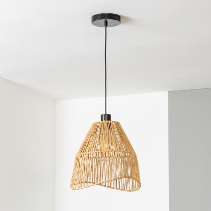 Brilagi - LED-hanglamp aan snoer CERIA BOHO 1xE27/40W/230V Ø 30 cm bruin