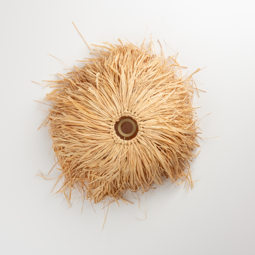 Brilagi - LED-hanglamp aan snoer CERIA BOHO 1xE27/40W/230V Ø 40 cm raffia