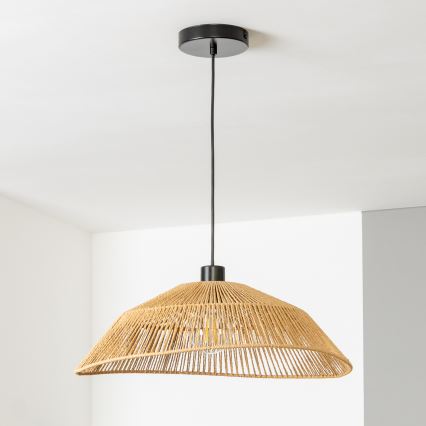 Brilagi - LED-hanglamp aan snoer CERIA BOHO 1xE27/40W/230V Ø 50 cm bruin