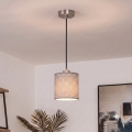 Brilagi - LED-hanglamp aan snoer NUBILA 1xE27/60W/230V Ø 14 cm zwart/grijs