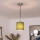 Brilagi - LED-hanglamp aan snoer NUBILA 1xE27/60W/230V Ø 14 cm zwart/groen