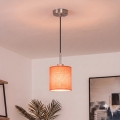 Brilagi - LED-hanglamp aan snoer NUBILA 1xE27/60W/230V Ø 14 cm zwart/oranje